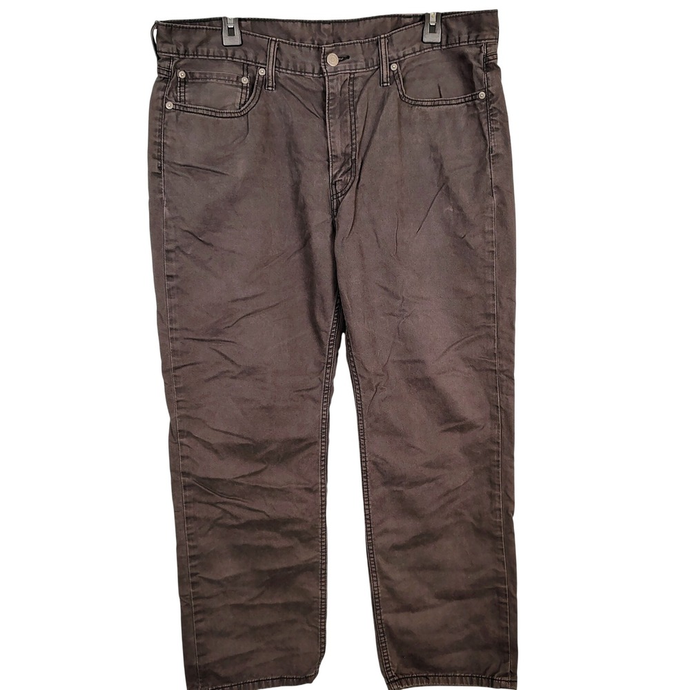 Levis 514 Straight Fit Pants Mens 38x30 coco Brown Cotton Trousers